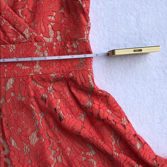 Sleeveless coral Eliza J dress - Picture 3 of 6